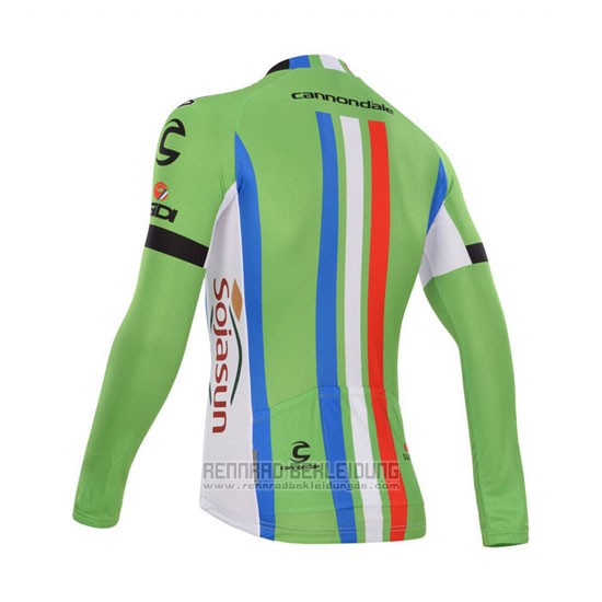 2014 Fahrradbekleidung Cannondale Champion Nuova Zelanda Trikot Langarm und Tragerhose - zum Schließen ins Bild klicken